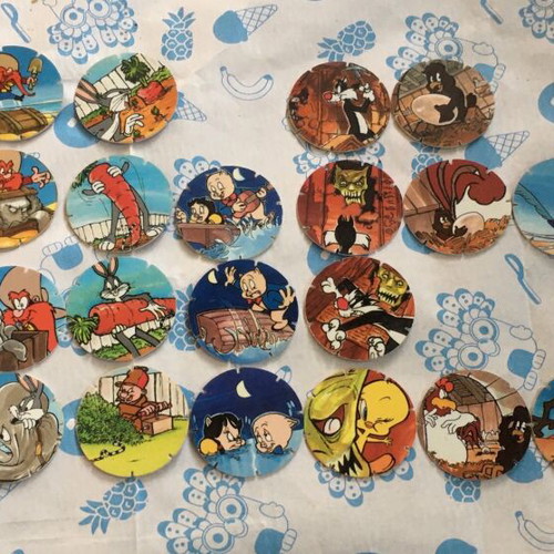 Tasty Tops used tags, 34 pieces, 1995, Loony Tunes