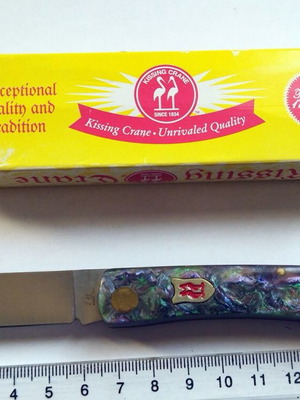 Kissing Crane Sodbuster Traditional Knife New, Stainless Steel