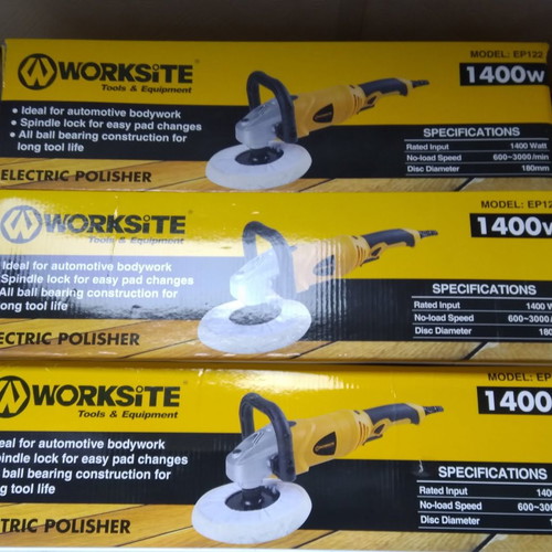 Worksite professional electric polisher 1400W new with speed control