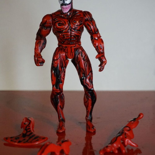 Spiderman TAS (1996) Venom and Carnage figures like new