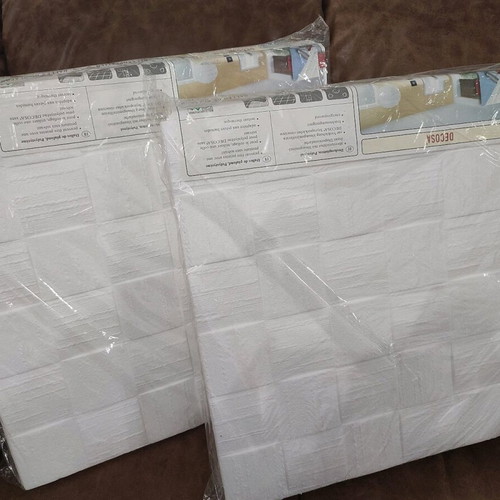 Decorative ceiling panels 50x50 cm with glue, new polystyrene tiles
