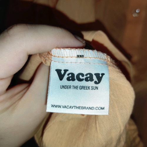 VCAY summer shirt like new, orange, one size