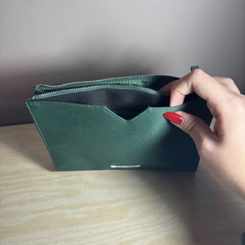 Prada toiletry bag green new