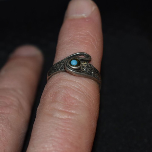 Vintage silver ring used