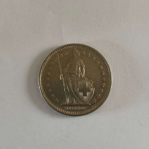 Swiss franc used