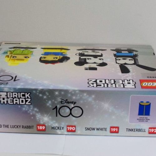 Lego Brickheadz collectible set for Disney 100th anniversary new