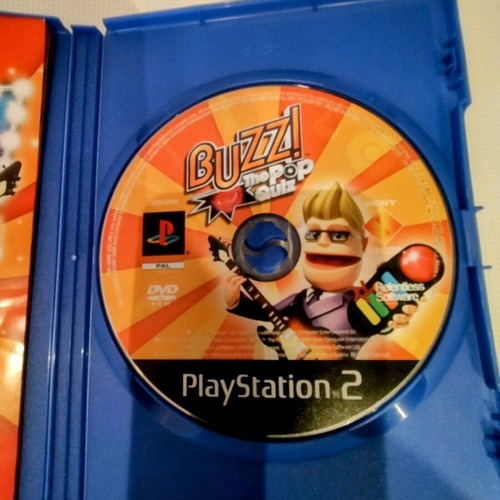 Buzz! The Pop Quiz PS2 used with manual