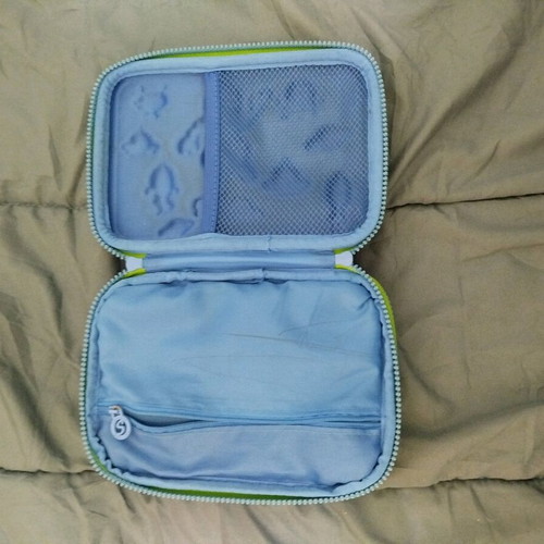 Primary school pencil case used with space theme