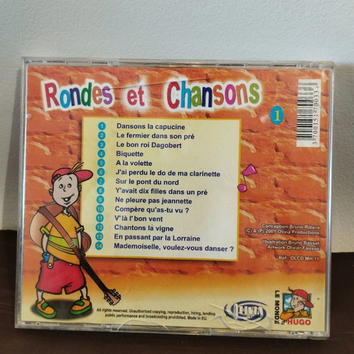 Rondes et Chansons Dansons La Capucine CD used, traditional