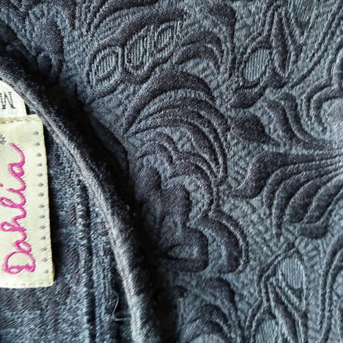 Black brocade dress Dahlia size S-M like new
