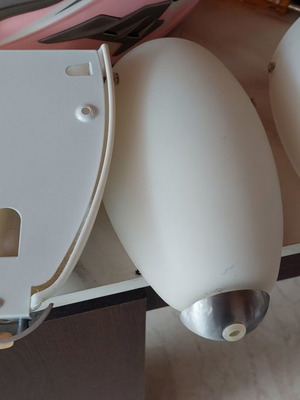 Wall lights used, set of 3 pieces