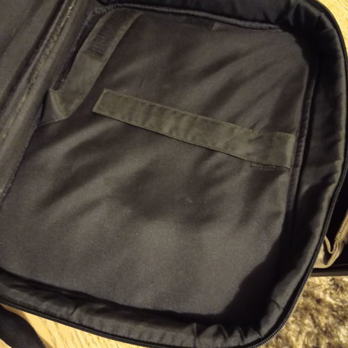Tucano laptop bag used, beige and brown
