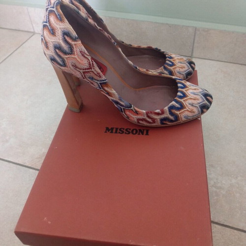 Missoni pumps used, blue, size 36