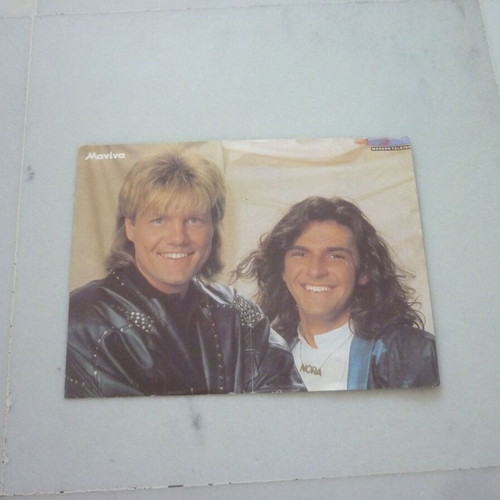 Samantha Fox / Modern Talking collectible double poster used from Manina magazine