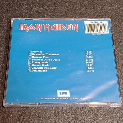 Iron Maiden CD album used, heavy metal