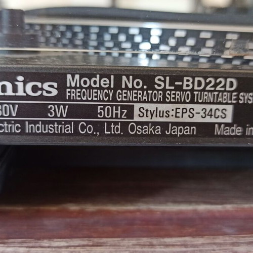 Technics Phono Model SL-BD 22 D used, for repair or spare parts