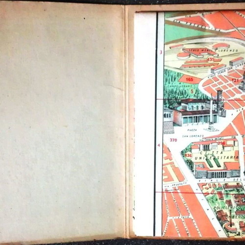 Map 500 Monuments of Rome used, foldable