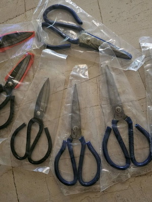 Cutting scissors new, pack of 7 pieces