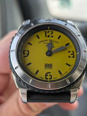 Armand Nicolet Tramelan milspec watch new men's