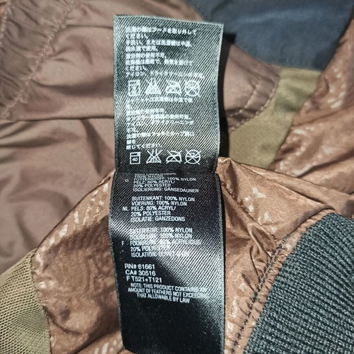The North Face women's winter goose down jacket used, size small