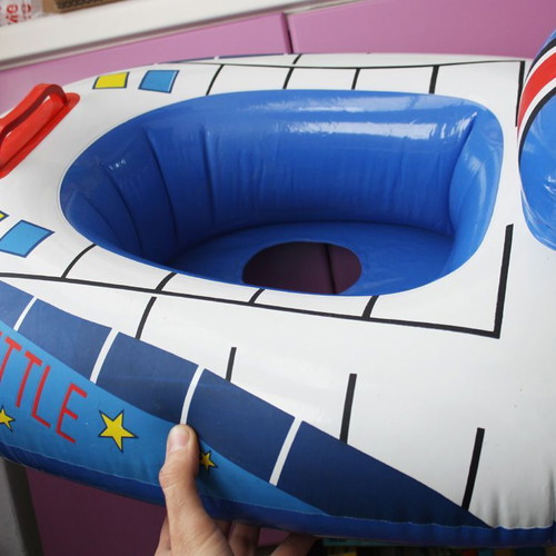 Vintage inflatable boat space shuttle 63cm new