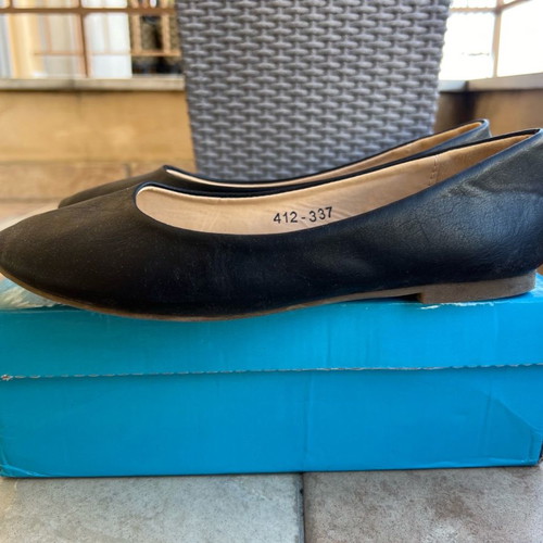 Women's ballerina shoes used, black, size 37