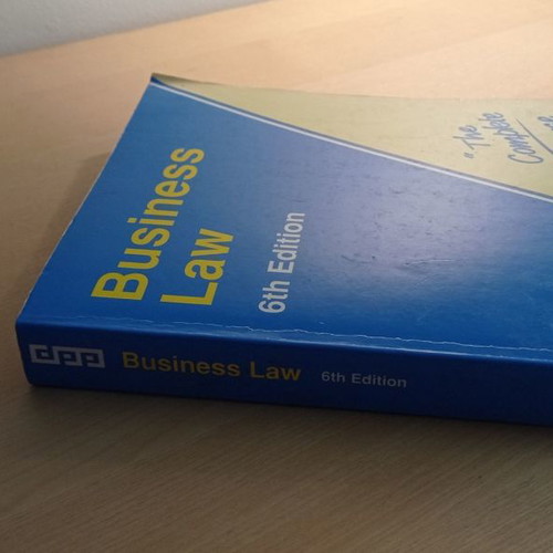 Business law 6th edition used, English