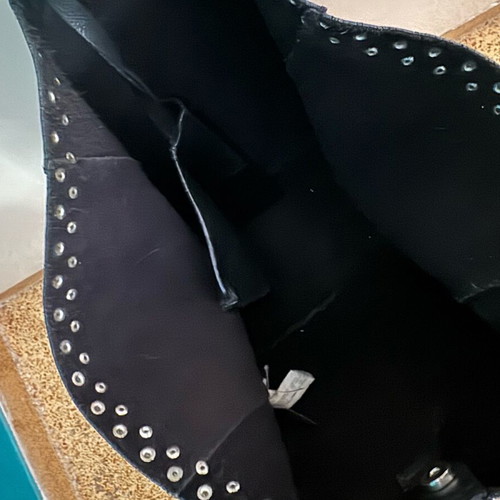 Zara leather shoulder bag used, black with small wear