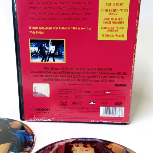 Pulp Fiction 2DVD Special Edition like new, action, crime with subtitles