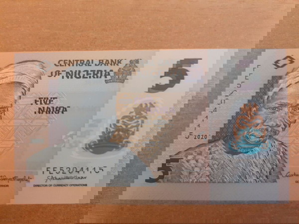 ΝΙΓΙΡΙΑ 5 ΝΑΪΡΑ ( 2020 ) - NIGERIA 5 NAIRA ( 2020 ) P # 38 POLYMER UNC