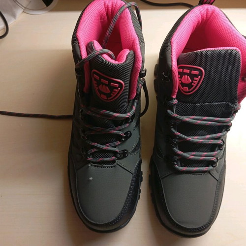 Fashion Icon women's hiking boots new, size 39, gray