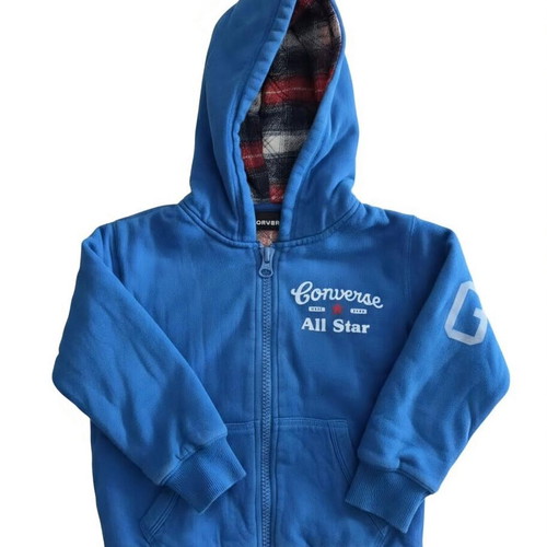 Converse hoodie size 4/5 used, blue