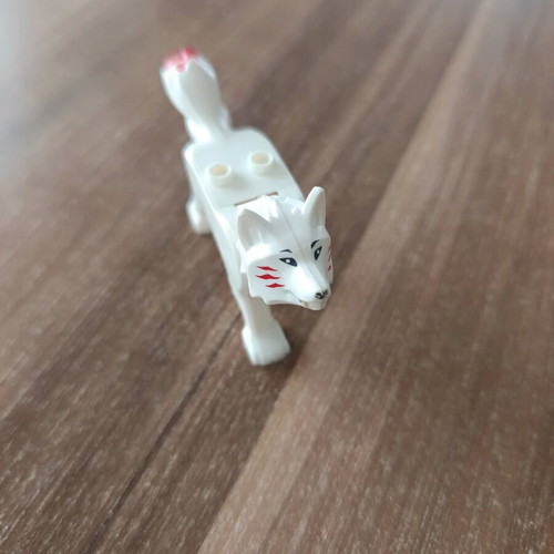 Lego Ninjago Akita Wolf rare collectible figure like new