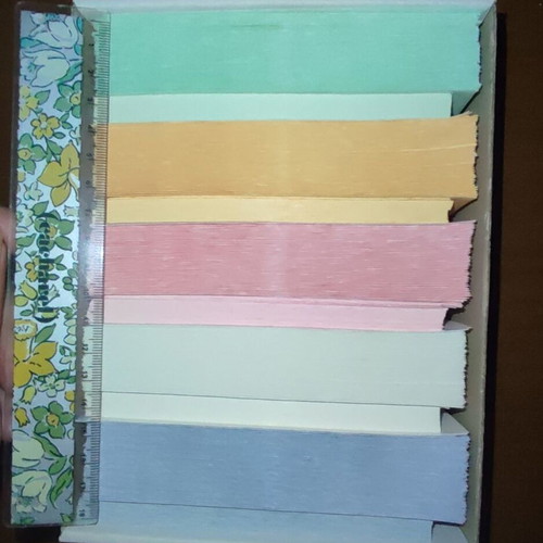 Set of 5 Pastel Cloud Cardstock with 5 Envelopes new
