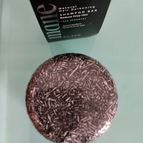 Mane shampoo bar for gray hair reduction, new
