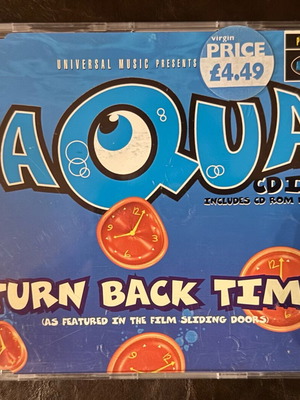 Aqua Turn Back Time CD II Single σαν καινούργιο, pop