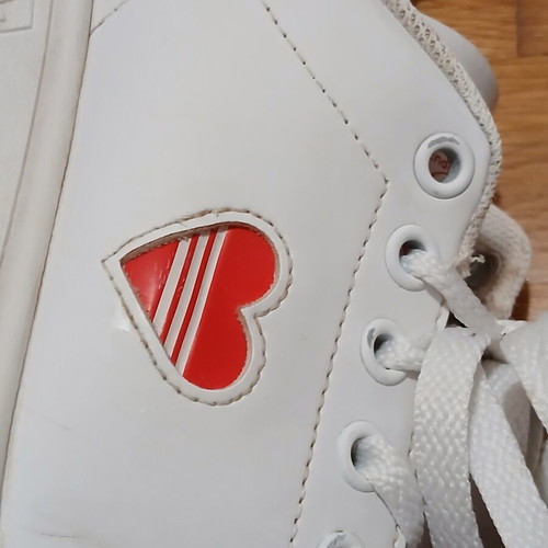 Adidas Originals Stan Smith sneakers size 38.5 used, white and red