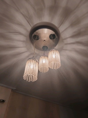 Set of 2 ceiling lights for living room used with adjustable brightness