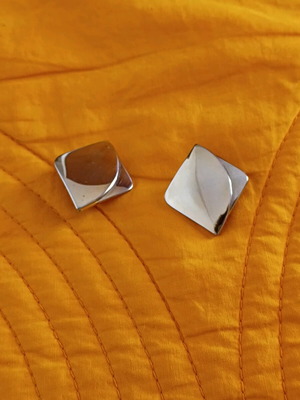 Vintage earrings used with clip personal collection