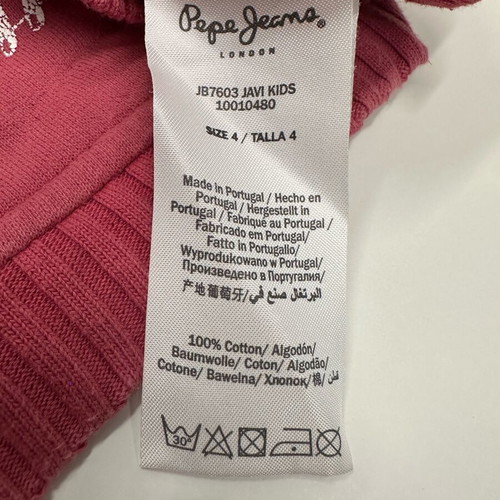 Pepe Jeans children's jacket size 4 years like new, red and grey