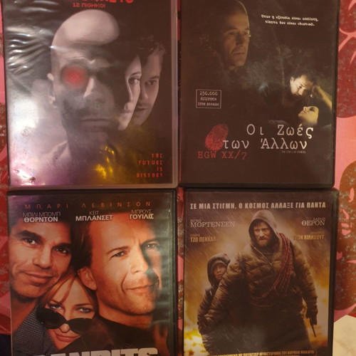12 Monkeys, Bandits, The Lives of Others, The Road DVD used
