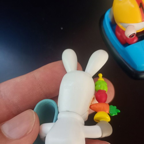 Bunnies Ubisoft figures used, pack of 2 authentic