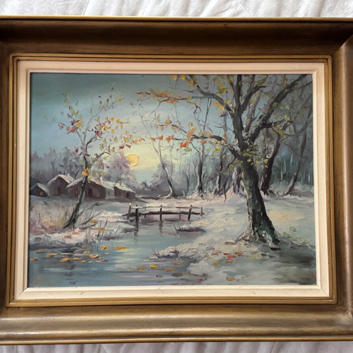 Winter Twilight painting like new