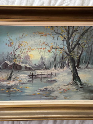 Winter Twilight painting like new
