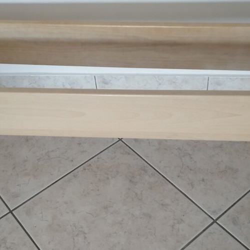 Bed safety rails like new, Italian wood