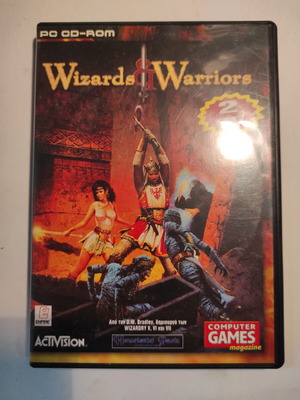 PC CD ROM Wizards & Warriors double like new