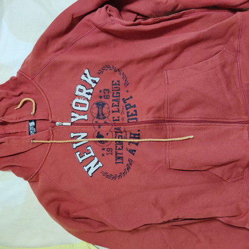 Hoodie used, red, size XL