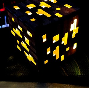 Minecraft Orangestone Block Lamp