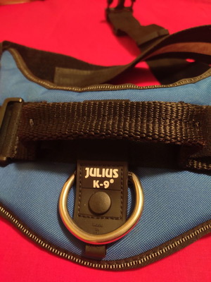 JULIUS-K9 Power σαμαράκι μέγεθος 1 σαν καινούργιο, μαύρο μπλέ