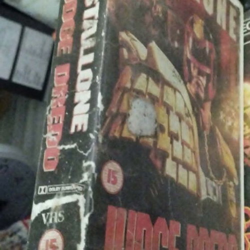 Judge Dredd VHS sealed, English, no subtitles, 1996 action sci-fi
